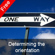 Determining the orientation